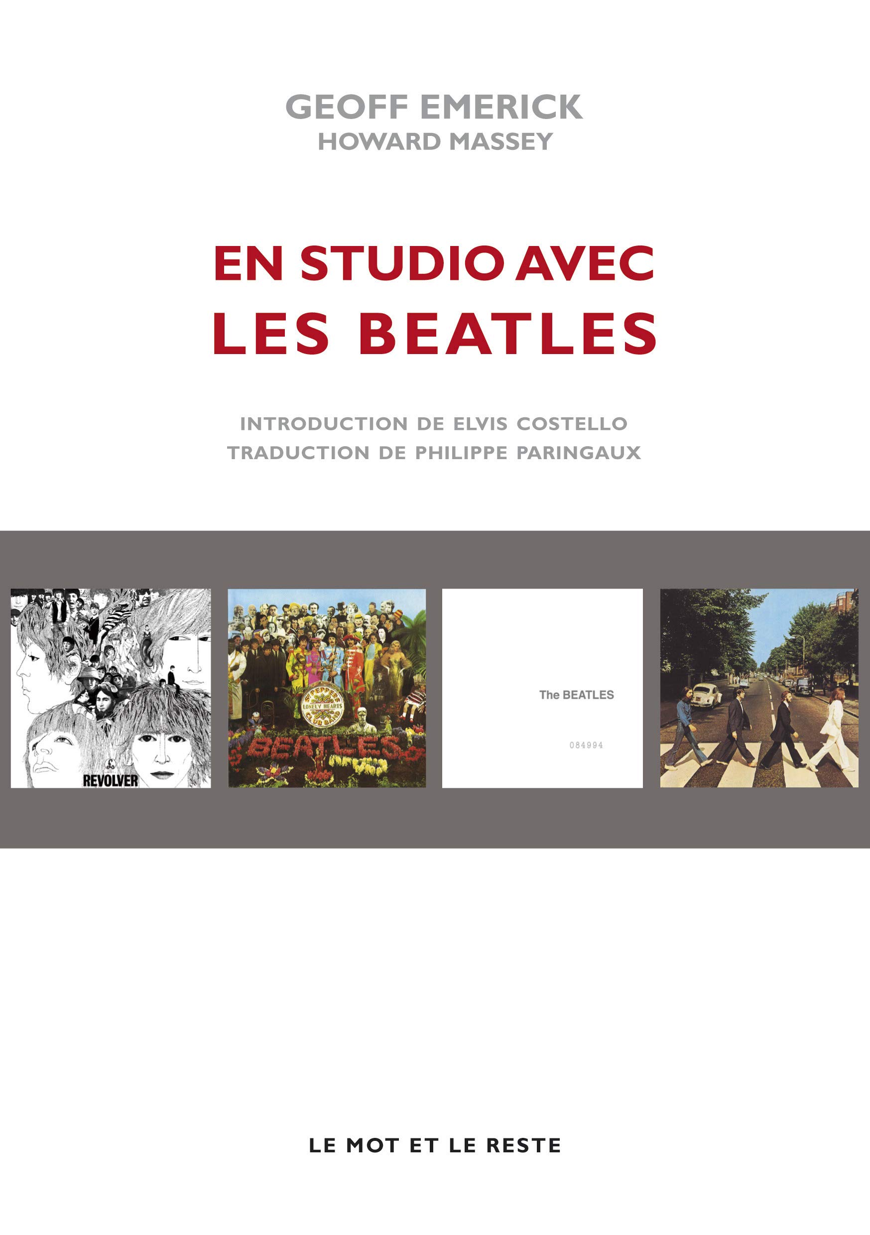 Book cover – En studio avec les Beatles